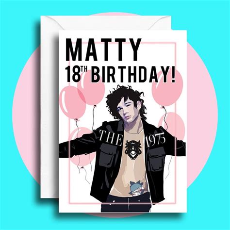 matty healy birthday card